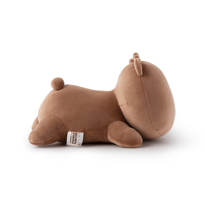 LINE FRIENDS LIVING BROWN BROWN & FRIENDS BROWN MINI FRIENDS FRONT SLEEPING CUSHION (7182570291373)