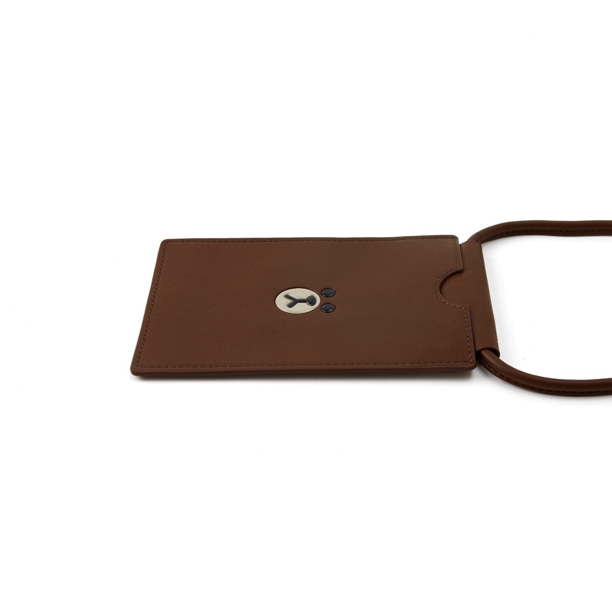 LINE FRIENDS LIVING BROWN BROWN LEATHER LIKE SMARTPHONE CROSSBAG (7182472806573)