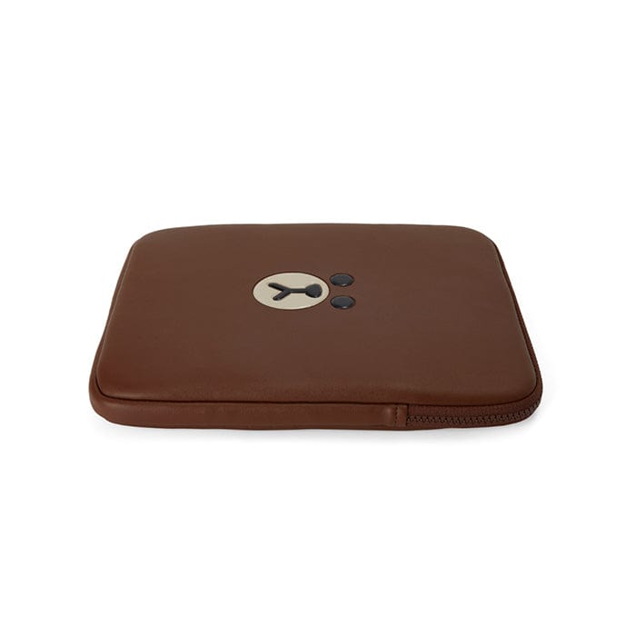 LINE FRIENDS LIVING BROWN BROWN LEATHER LIKE TABLET SLEEVE CASE 11 inch (7182472839341)