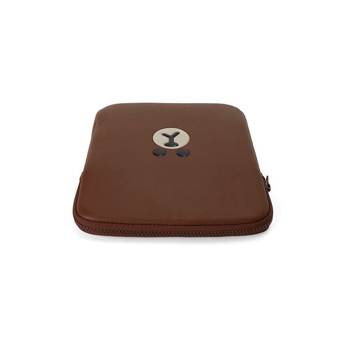 LINE FRIENDS LIVING BROWN BROWN LEATHER LIKE TABLET SLEEVE CASE 11 inch (7182472839341)