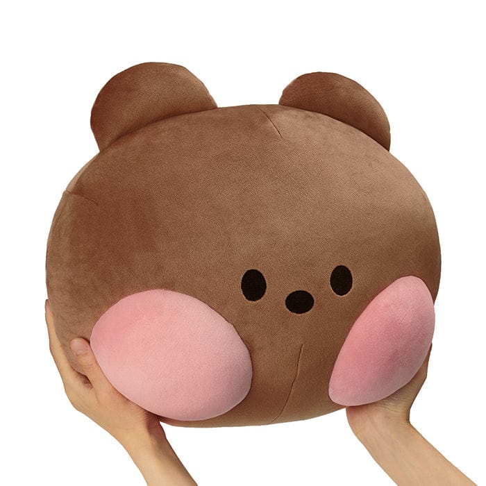 LINE FRIENDS LIVING BROWN LINE FRIENDS BROWN minini FACE CUSHION (7182463271085)