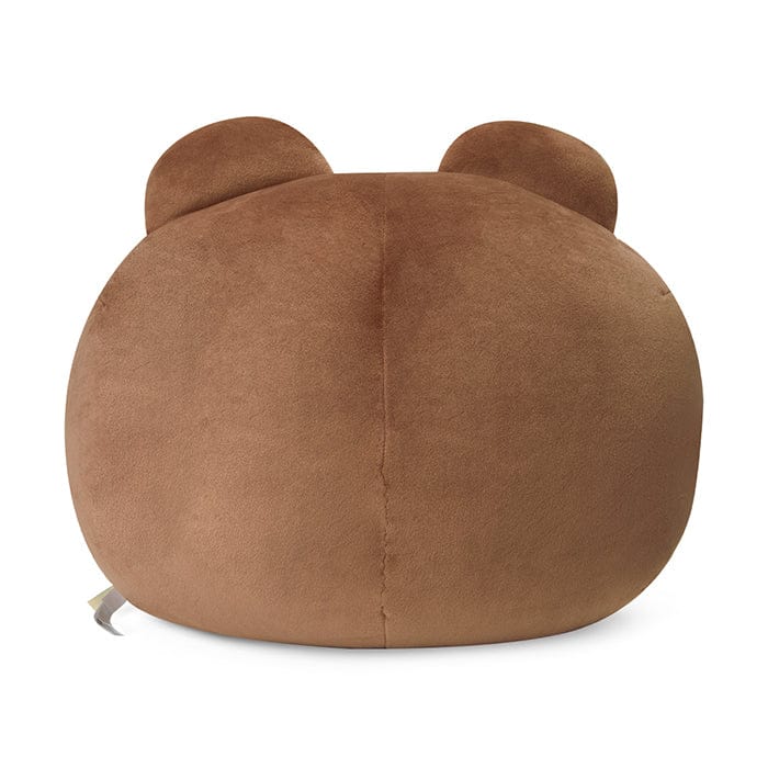 LINE FRIENDS LIVING BROWN LINE FRIENDS BROWN minini FACE CUSHION (7182463271085)