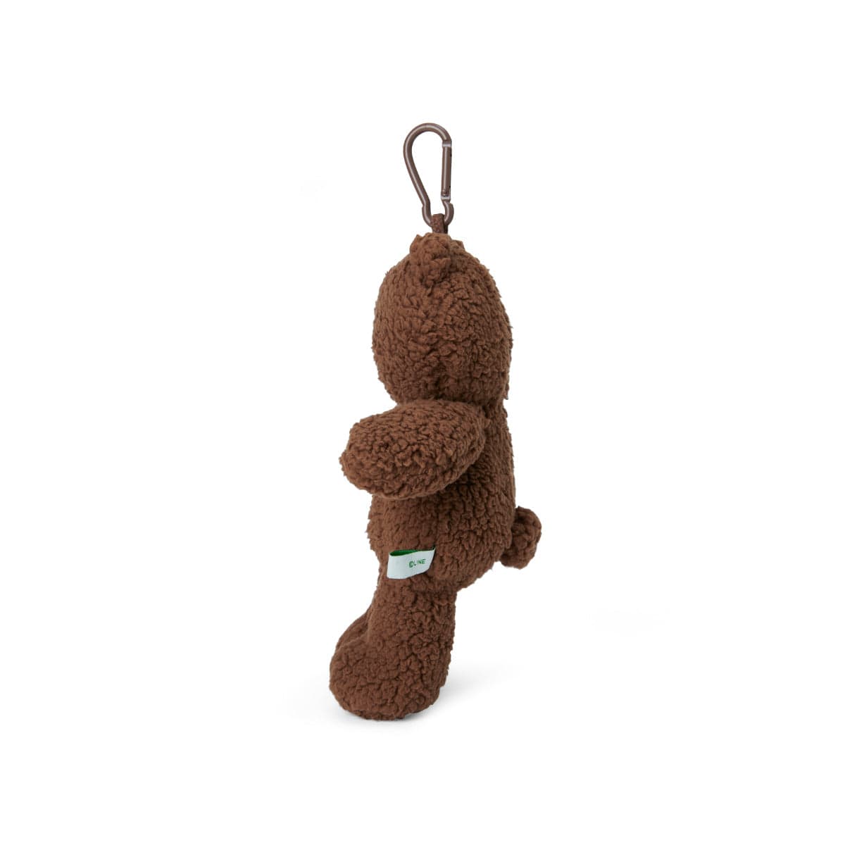 LINE FRIENDS LIVING BROWN LINE FRIENDS HUG BROWN BAG CHARM POUCH (7264792969389)