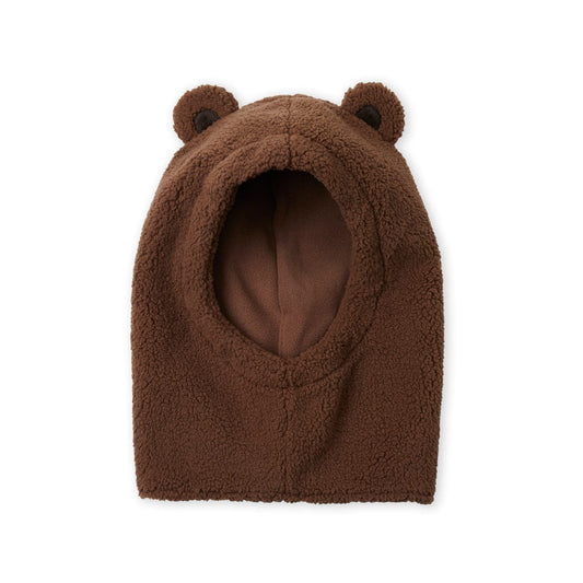 LINE FRIENDS LIVING BROWN LINE FRIENDS HUG BROWN FLEECE BALACLAVA (7264792445101)