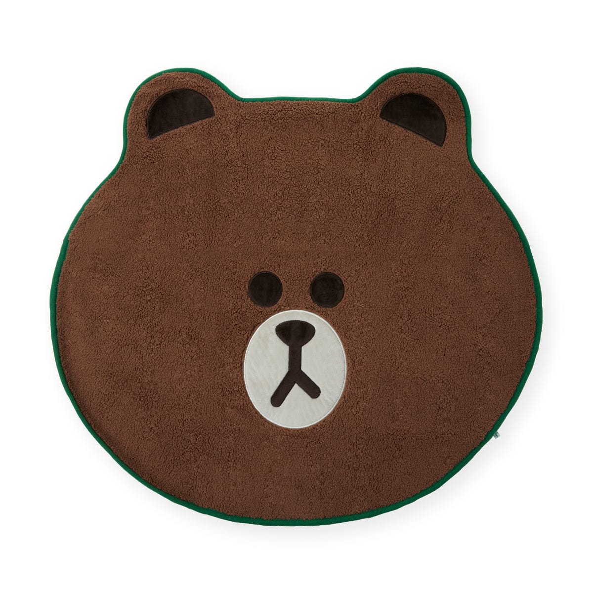 LINE FRIENDS LIVING BROWN LINE FRIENDS HUG BROWN THROW BLANKET (7264793100461)