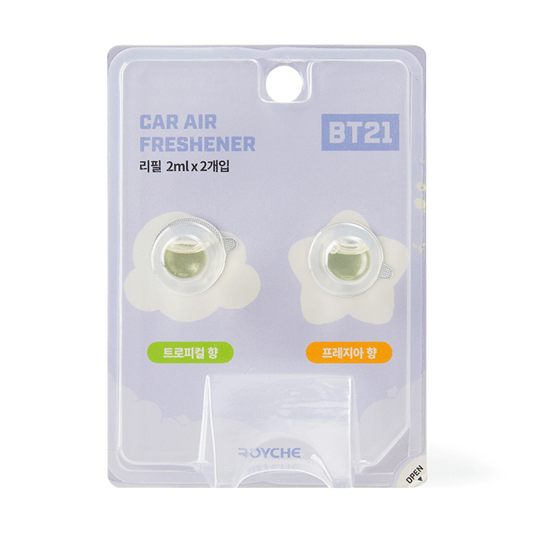 LINE FRIENDS LIVING BT21 BT21 BABY CAR AIR FRESHENER REFILLS (7182510293165)