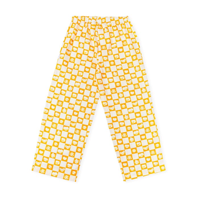 LINE FRIENDS LIVING BT21 minini MY ROOMMATE YELLOW WOVEN PAJAMA PANTS (7182468677805)