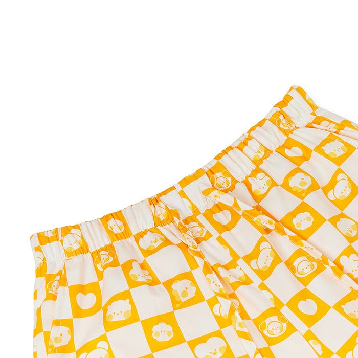 LINE FRIENDS LIVING BT21 minini MY ROOMMATE YELLOW WOVEN PAJAMA PANTS (7182468677805)