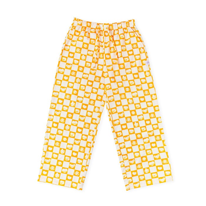 LINE FRIENDS LIVING BT21 minini MY ROOMMATE YELLOW WOVEN PAJAMA PANTS (7182468677805)