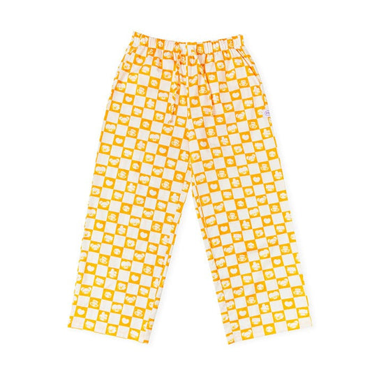 LINE FRIENDS LIVING BT21 minini MY ROOMMATE YELLOW WOVEN PAJAMA PANTS (7182468677805)