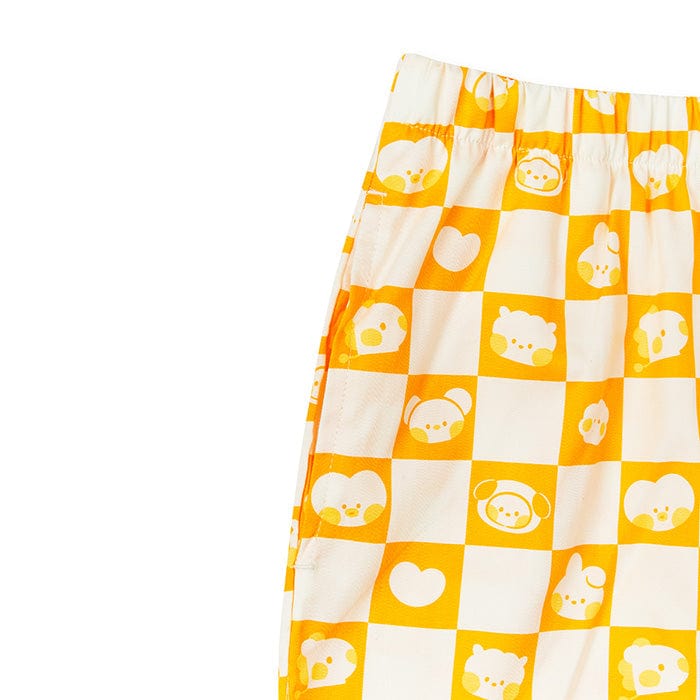 LINE FRIENDS LIVING BT21 minini  MY ROOMMATE YELLOW WOVEN PAJAMA SET (7182468808877)