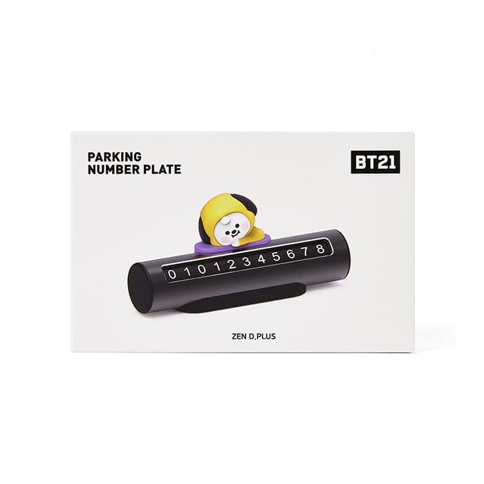 LINE FRIENDS LIVING CHIMMY BT21 CHIMMY BABY PARKING PHONE NUMBER PLATE (7182464057517)