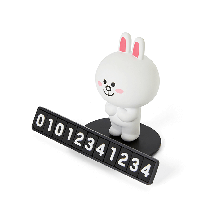 LINE FRIENDS LIVING CONY BROWN & FRIENDS CONY FIGURE PHONE NUMBER PLATE (7182717092013)