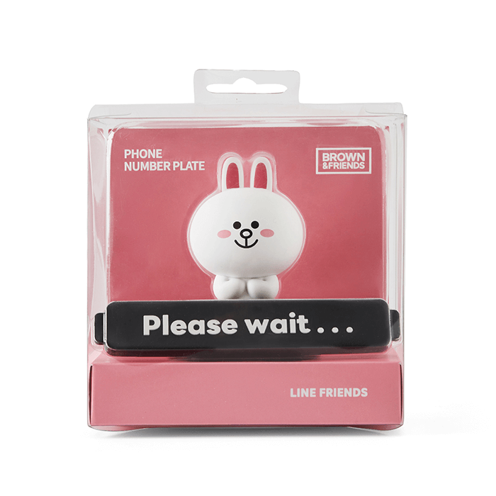 LINE FRIENDS LIVING CONY BROWN & FRIENDS CONY FIGURE PHONE NUMBER PLATE (7182717092013)