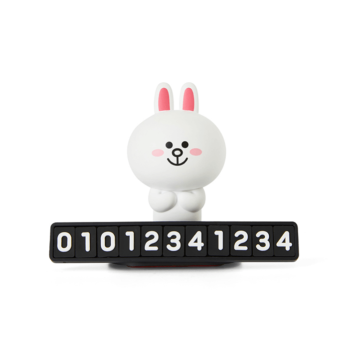 LINE FRIENDS LIVING CONY BROWN & FRIENDS CONY FIGURE PHONE NUMBER PLATE (7182717092013)