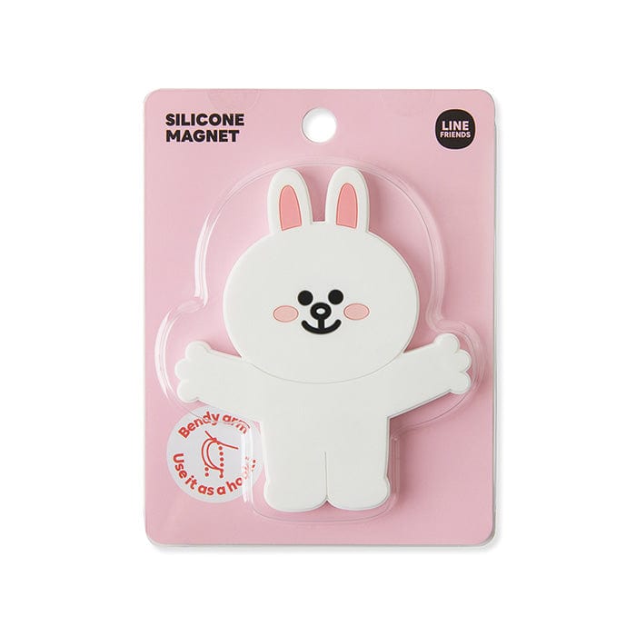 LINE FRIENDS LIVING CONY BROWN & FRIENDS CONY SILICONE HOOK MAGNET (7182469071021)