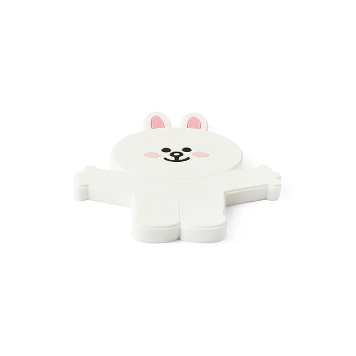 LINE FRIENDS LIVING CONY BROWN & FRIENDS CONY SILICONE HOOK MAGNET (7182469071021)