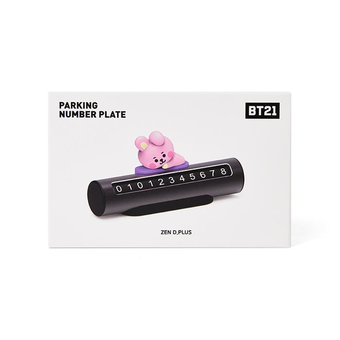 LINE FRIENDS LIVING COOKY BT21 COOKY BABY PARKING PHONE NUMBER PLATE (7182464024749)