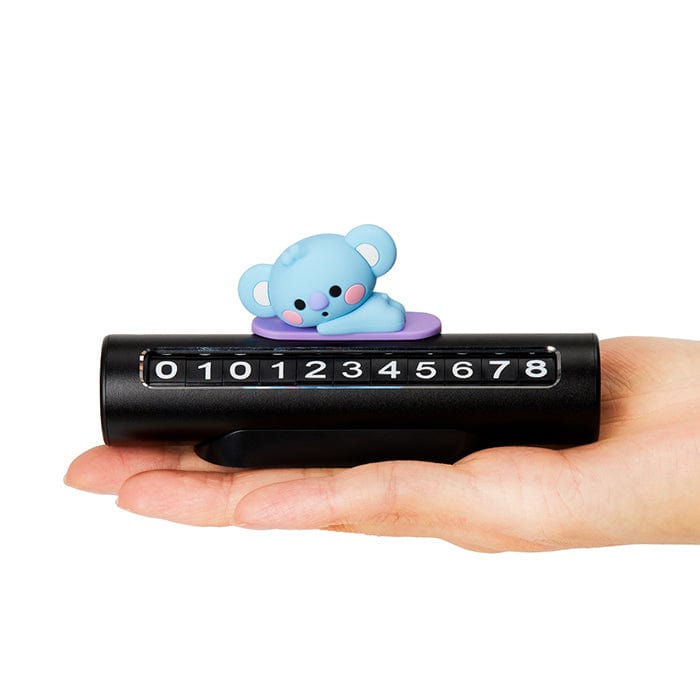 LINE FRIENDS LIVING KOYA BT21 KOYA BABY PARKING PHONE NUMBER PLATE (7182463959213)