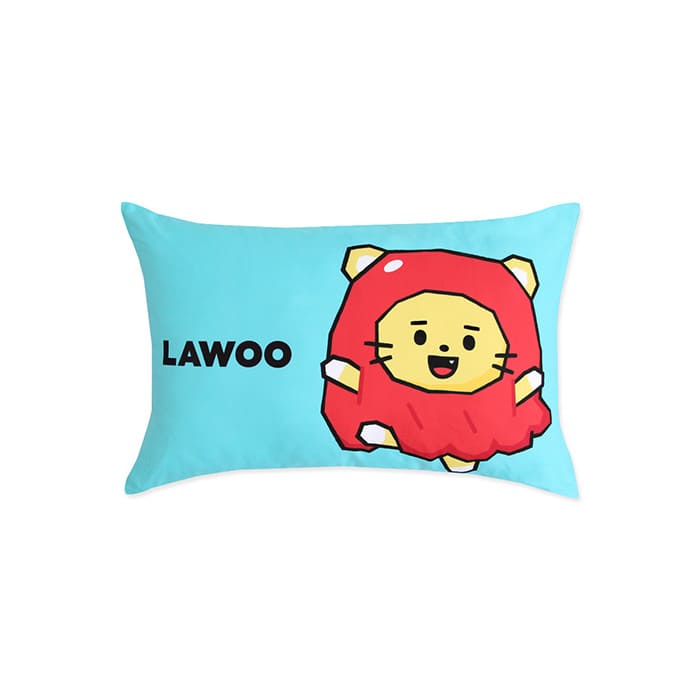 LINE FRIENDS LIVING LAWOO TRUZ LAWOO PILLOW COVER (7182496137389)