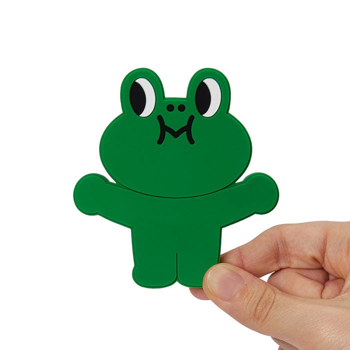 LINE FRIENDS LIVING LENARD BROWN & FRIENDS LEONARD SILICONE HOOK MAGNET (7182468939949)