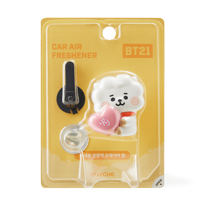 LINE FRIENDS LIVING RJ BT21 RJ BABY CAR AIR FRESHENER (7182511177901)