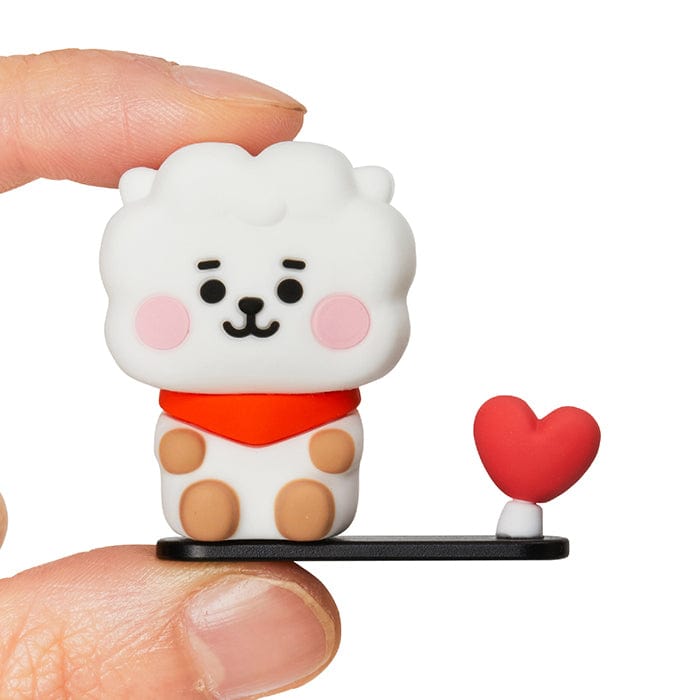 LINE FRIENDS LIVING RJ BT21 RJ BABY FIGURE MASK HANGER (7182463697069)