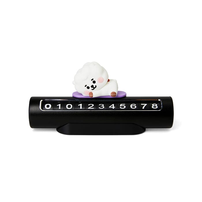 LINE FRIENDS LIVING RJ BT21 RJ BABY PARKING PHONE NUMBER PLATE (7182463991981)