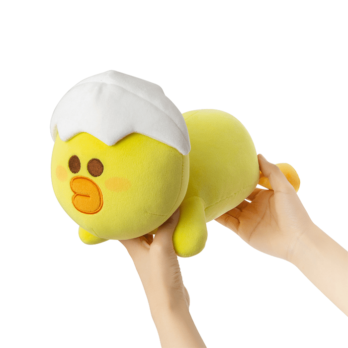 LINE FRIENDS LIVING SALLY BROWN & FRIENDS SALLY MINI FRIENDS FRONT SLEEPING CUSHION (7182569799853)