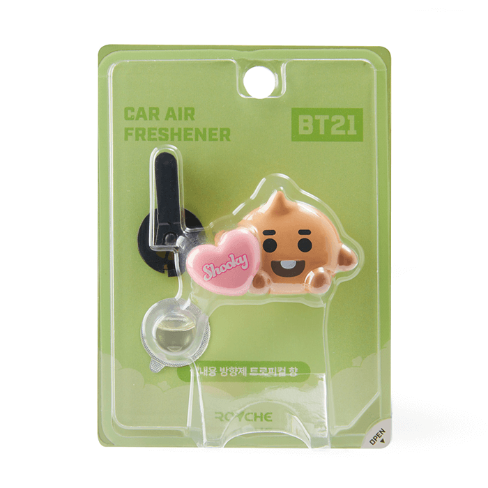 LINE FRIENDS LIVING SHOOKY BT21 SHOOKY BABY CAR AIR FRESHENER (7182511538349)