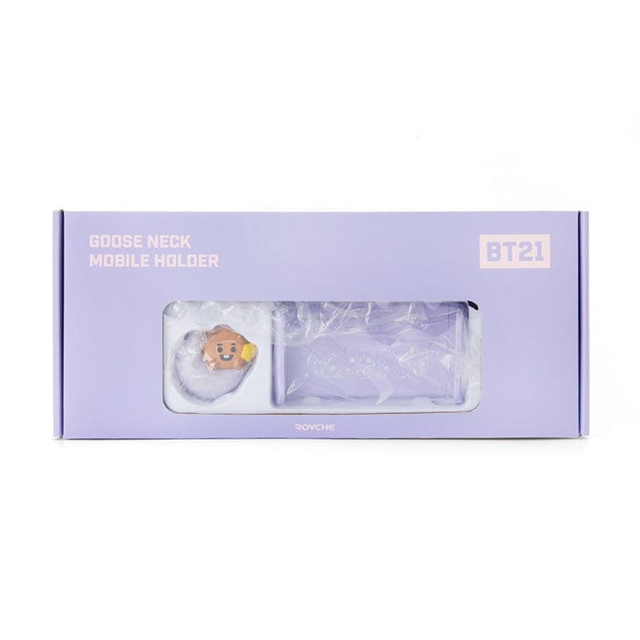 LINE FRIENDS LIVING SHOOKY BT21 SHOOKY BABY GOOSENECK PHONE HOLDER MY LITTLE BUDDY (7182473429165)