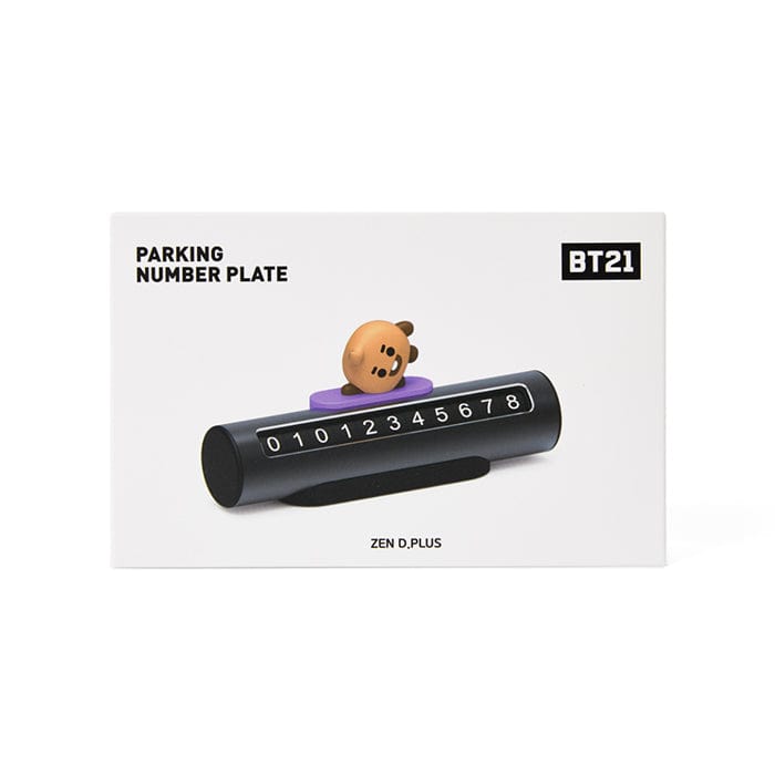 LINE FRIENDS LIVING SHOOKY BT21 SHOOKY BABY PARKING PHONE NUMBER PLATE (7182463893677)