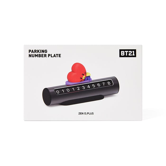 LINE FRIENDS LIVING TATA BT21 TATA BABY PARKING PHONE NUMBER PLATE (7182464090285)