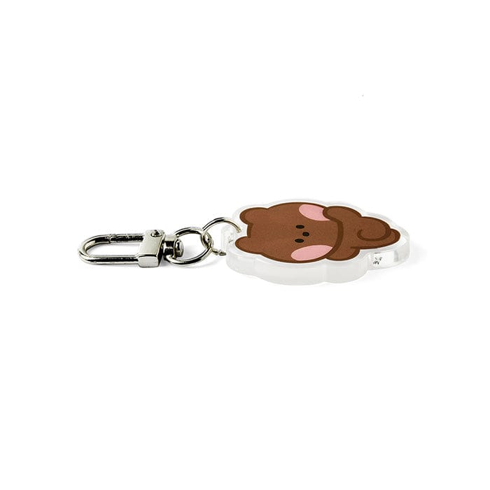 LINE FRIENDS SCHOOL/OFFICE bnini LINE FRIENDS bnini SUNNY DAY ACRYLIC KEYRING (7182468382893)