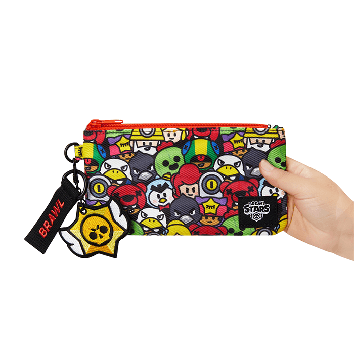 LINE FRIENDS SCHOOL/OFFICE BRAWL STARS BRAWL STARS PENCIL CASE (6093373636781)