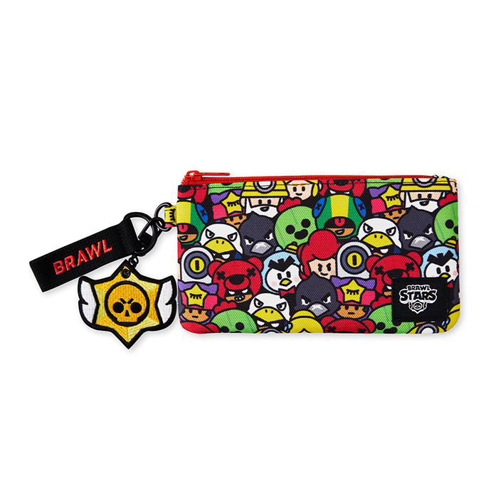 LINE FRIENDS SCHOOL/OFFICE BRAWL STARS BRAWL STARS PENCIL CASE (6093373636781)