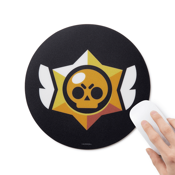 LINE FRIENDS SCHOOL/OFFICE BRAWL STARS BRAWL STARS SYMBOL MOUSE PAD (6093412303021)