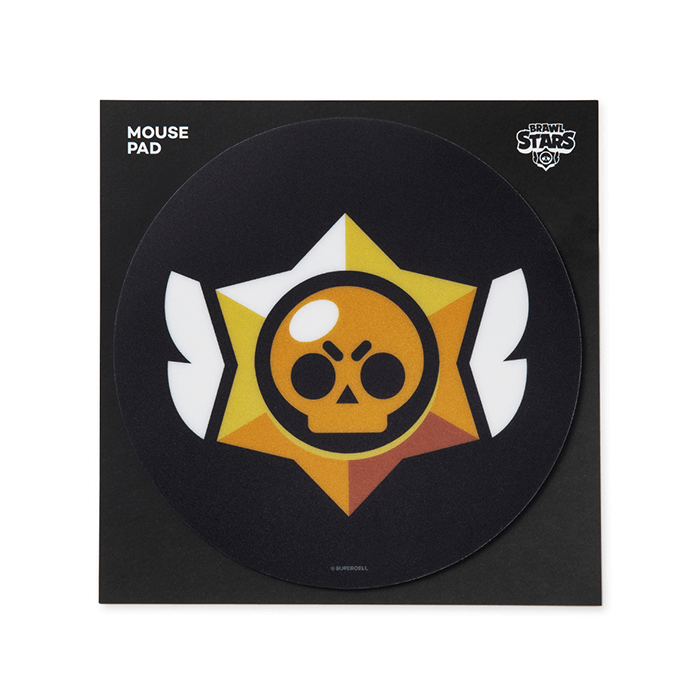 LINE FRIENDS SCHOOL/OFFICE BRAWL STARS BRAWL STARS SYMBOL MOUSE PAD (6093412303021)