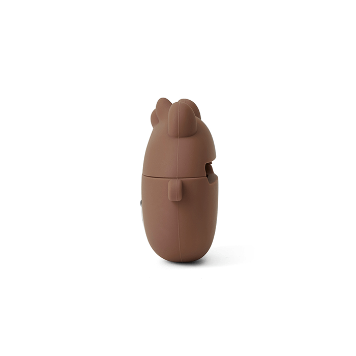 LINE FRIENDS SCHOOL/OFFICE BROWN BROWN & FRIENDS BROWN MINI FRIENDS AIRPODS PRO CASE (6093374521517)