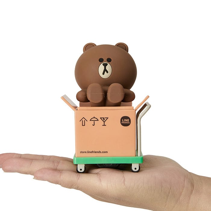 LINE FRIENDS SCHOOL/OFFICE BROWN BROWN & FRIENDS BROWN ROLLER STAMP (7182473199789)