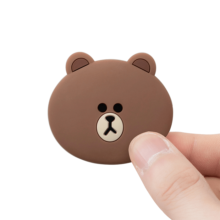 LINE FRIENDS SCHOOL/OFFICE BROWN BROWN & FRIENDS BROWN SMART TOK FACE (7182614298797)