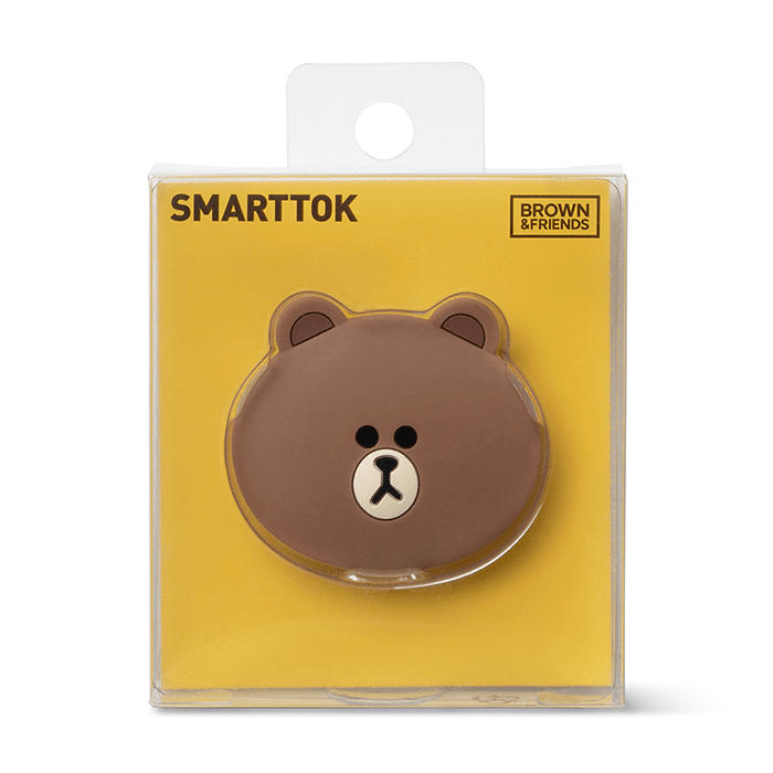 LINE FRIENDS SCHOOL/OFFICE BROWN BROWN & FRIENDS BROWN SMART TOK FACE (7182614298797)