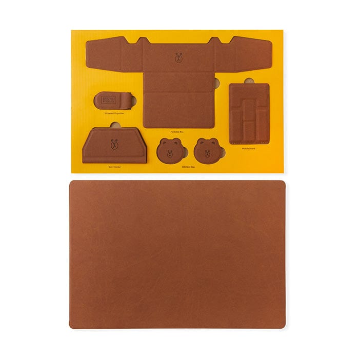 LINE FRIENDS SCHOOL & OFFICE BROWN BROWN LHiDS MAGNETIC MODULAR BOARD (7182474576045)