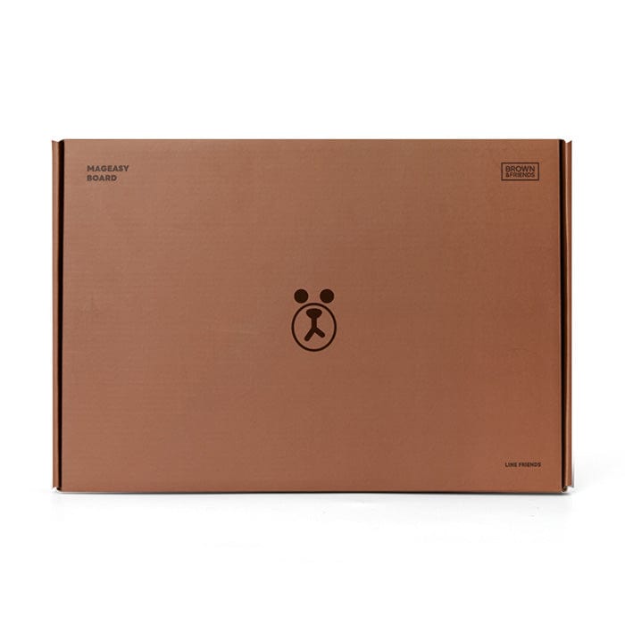 LINE FRIENDS SCHOOL & OFFICE BROWN BROWN LHiDS MAGNETIC MODULAR BOARD (7182474576045)