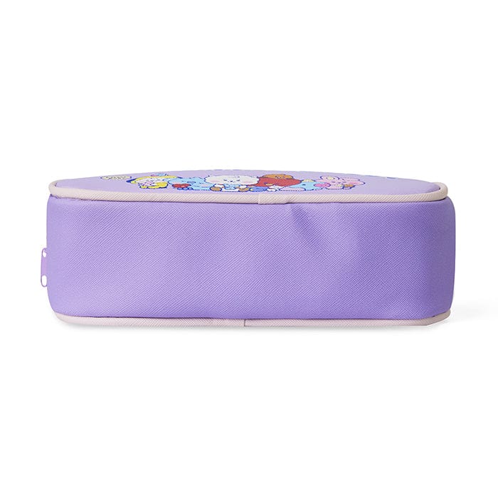 LINE FRIENDS SCHOOL/OFFICE BT21 BT21 BABY PURPLE MULTI-VOLUME POUCH MY LITTLE BUDDY (7182464483501)