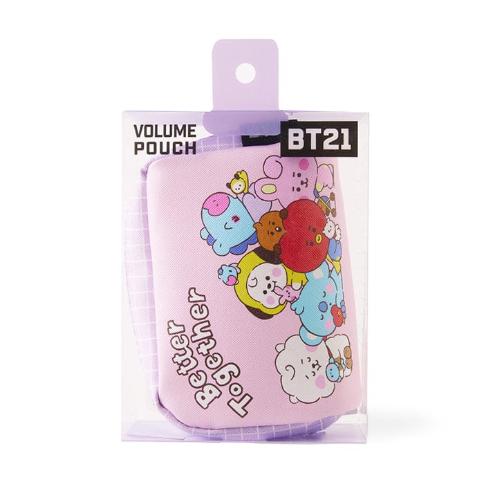 LINE FRIENDS SCHOOL/OFFICE BT21 BT21 BABY PURPLE VOLUME POUCH MY LITTLE BUDDY (7182464516269)