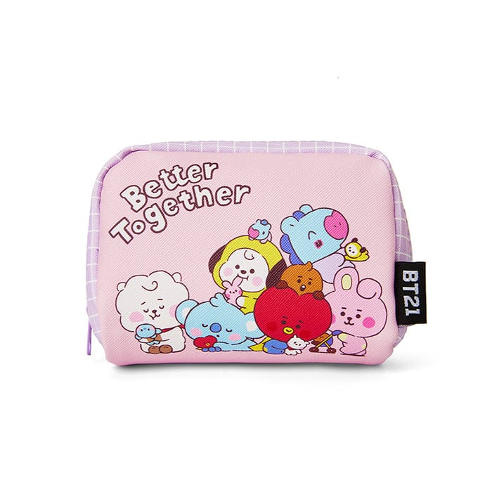 LINE FRIENDS SCHOOL/OFFICE BT21 BT21 BABY PURPLE VOLUME POUCH MY LITTLE BUDDY (7182464516269)