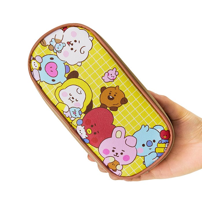 LINE FRIENDS SCHOOL/OFFICE BT21 BT21 BABY YELLOW VOLUME POUCH MY LITTLE BUDDY (7182464450733)