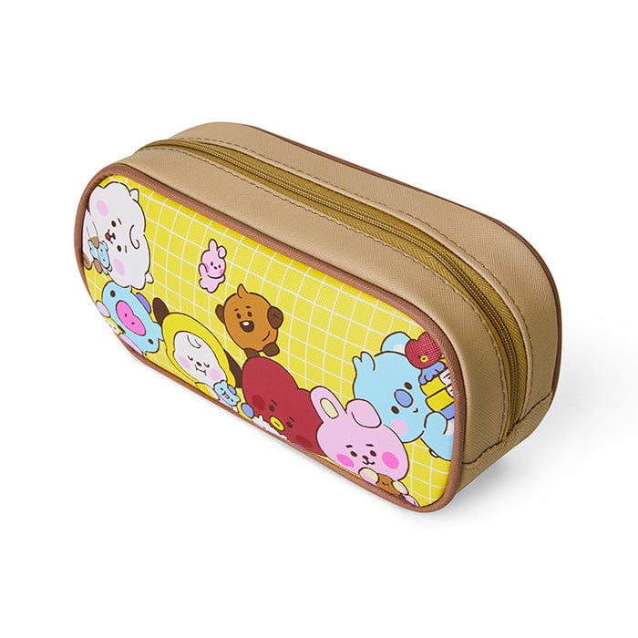 LINE FRIENDS SCHOOL/OFFICE BT21 BT21 BABY YELLOW VOLUME POUCH MY LITTLE BUDDY (7182464450733)