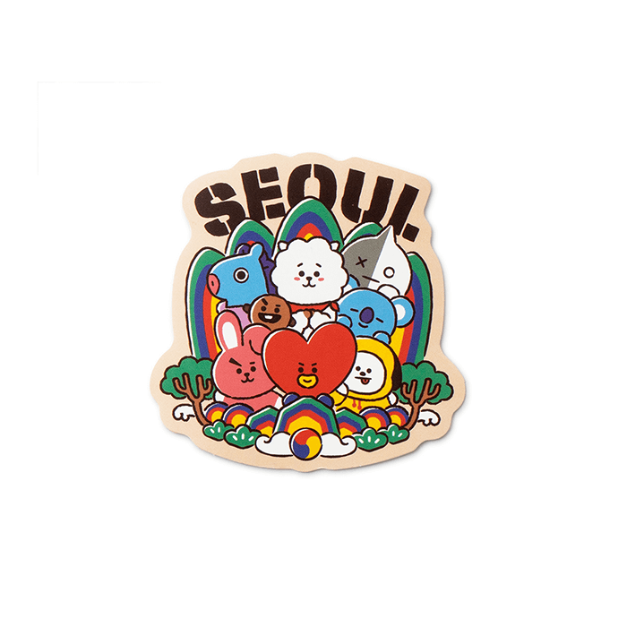 LINE FRIENDS SCHOOL/OFFICE BT21 BT21 CITY EDITION STICKER PACK(5PCS) (7182586970285)